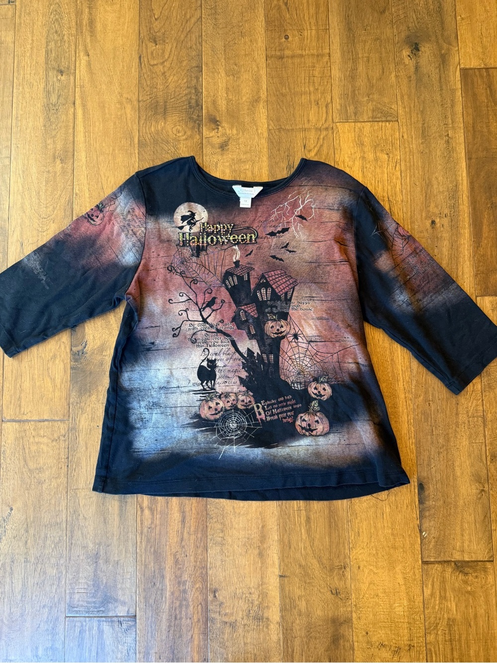 Vintage Christopher & Banks Halloween long sleeve shirt